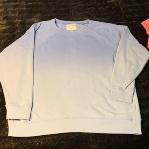 American Eagle Light Blue Ombre Sweatshirt